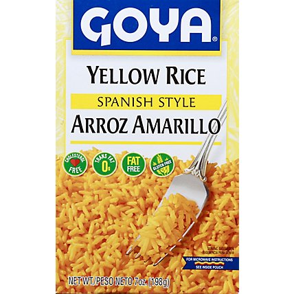 Goya Rice Yellow Spanish Style Box - 7 Oz - Image 2