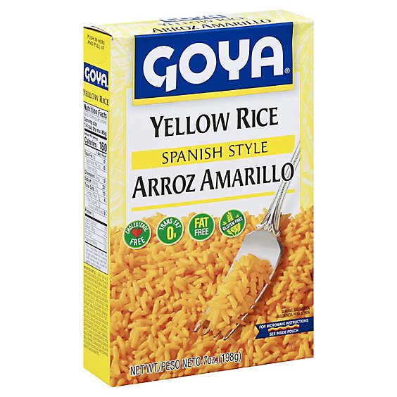 Goya Rice Yellow Spanish Style Box - 7 Oz
