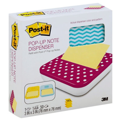 Post-it Pop Up Note Dispenser 3 Inch x 3 Inch - Each - Image 1