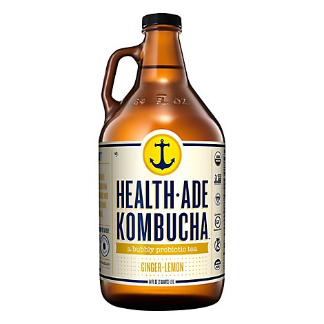 Health Ade Ginger Lemon Kombucha - 64 Fl. Oz.