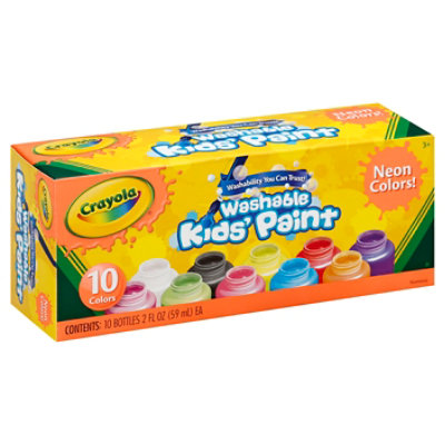 Crayola Neon Paint - 10 Count