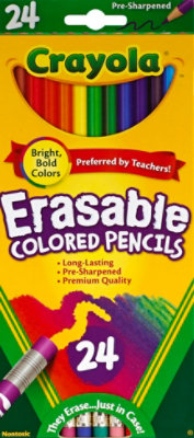 Crayola Colored Pencils Erasable - 24 Count - Image 2