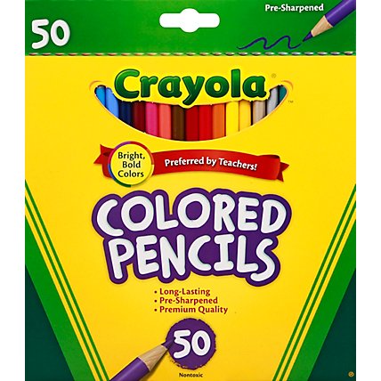 Crayola Colored Pencils - 50 Count - Image 2