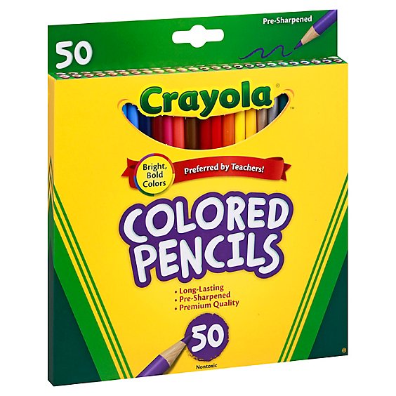 Crayola Colored Pencils - 50 Count