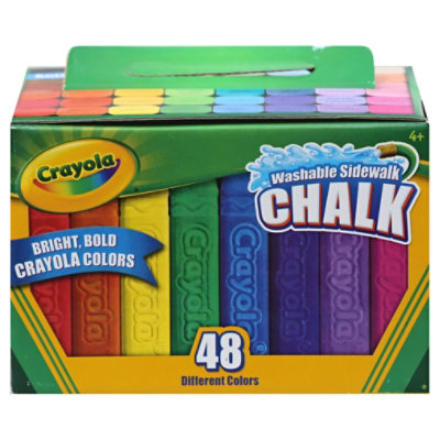 Crayola Chalk Washable Sidewalk Different Colors - 48 Count - Image 3