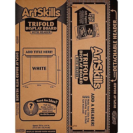 ArtSkills Tri Fold W Header - Each - Image 2
