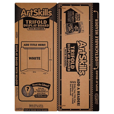 ArtSkills Tri Fold W Header - Each