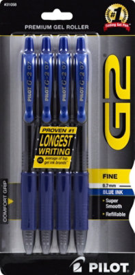 Pilot G2 Gel Blue - 4 Count - Image 2