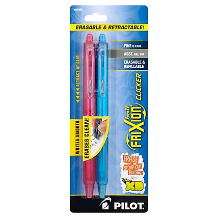 Pilot Frixion Clicker Assorted Gel Ink - 2 Count - Image 1