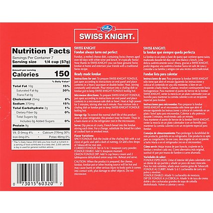 Swiss Knight Fondue Trad Loriginal Imported - 14 Oz - Image 6