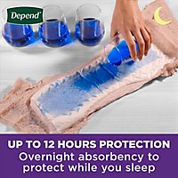 Depend Night Defense Women's Overnight Adult Large Incontinence Underwear - 14 Count - Image 4