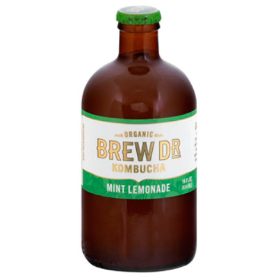 Brew Dr Kombucha Mint Lemonade - 14 Fl. Oz. - Image 3