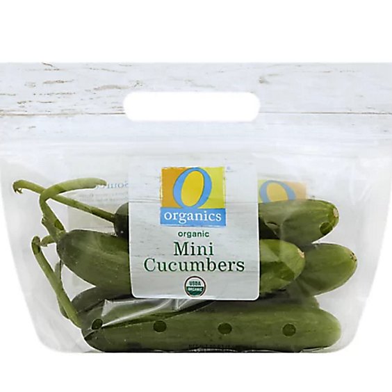 Mini Cucumbers 6 Count Organic - 12 Oz