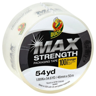 Duck Packaging Tape Max Strength 54 Yards - Each