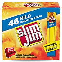 Slim Jim Snack Sized Mild Flavor Smoked Meat Stick - 46-0.28 Oz - Image 2