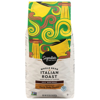 Signature SELECT Coffee Whole Bean Dark Roast Italian Roast - 32 Oz - Image 3