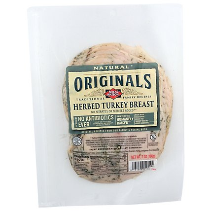 Dietz & Watson Originals Turkey Breast Herbed Pre-Sliced - 7 Oz - Image 1
