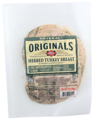 Dietz & Watson Originals Turkey Breast Herbed Pre-Sliced - 7 Oz