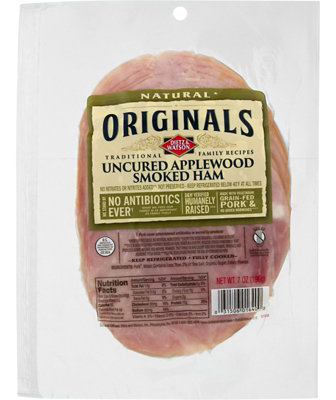 Dietz & Watson Originals Ham Apple Smoked Sliced Vp - 7 Oz