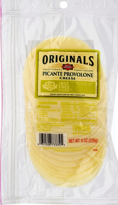 Dietz & Watson Originals Pre-Sliced rBST-Free Picante Provolone Cheese - 8 Oz