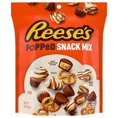 Reeses Snack Mix Popped - 8 Oz - Image 1