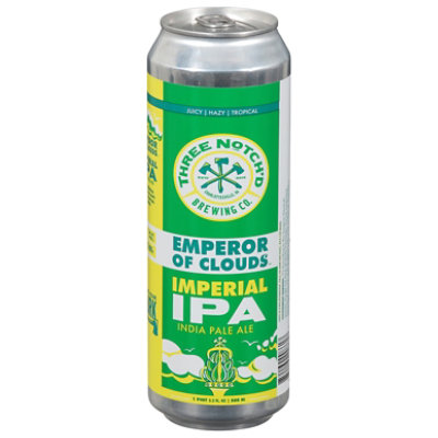 Three Notch'd Brewing Co. Emperor of Clouds Imperial IPA - 19.2 Fl. Oz. - Image 1