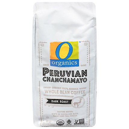 O Organics Coffee Organic Arabica Whole Beans Dark Roast Peruvian Chanchamayo - 10 Oz - Image 3