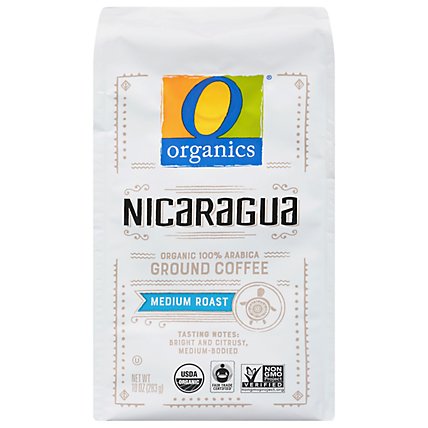 O Organics Coffee Organic Arabica Ground Medium Roast Nicaragua - 10 Oz - Image 2