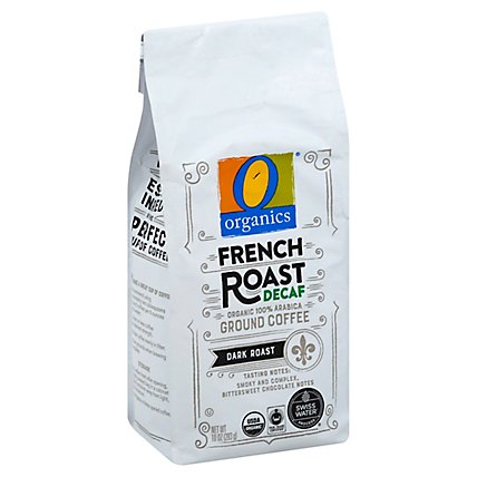 O Organics Coffee Ground Dark Roast French Roast Decaf - 10 Oz - Image 1