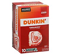 Dunkin Donuts Bakery Series Coffee K-Cup Pods Cinnamon Coffee Rolls - 10-0.37 Oz