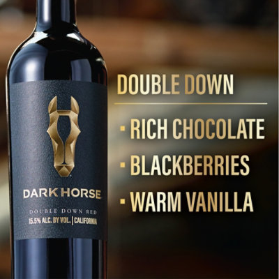 Dark Horse Double Down Red Blend Red Wine - 750 Ml - Image 4