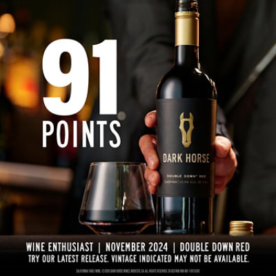 Dark Horse Double Down Red Blend Red Wine - 750 Ml - Image 4