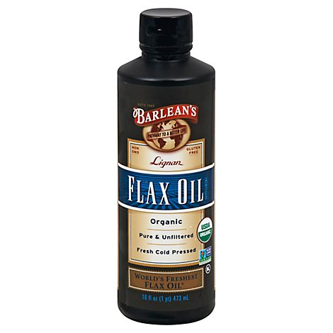 Barleans Lignan Flax Oil - 16 Oz