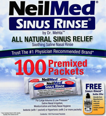 Neilmed Sinus Rinse Packets - 100 Count - Image 2