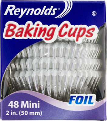 Reynolds Baking Cups Foil Minis - 48 Count - Vons