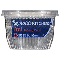 Reynolds Kitchen Baking Cups Foil 2 1/2 Inches - 32 Count - Image 3
