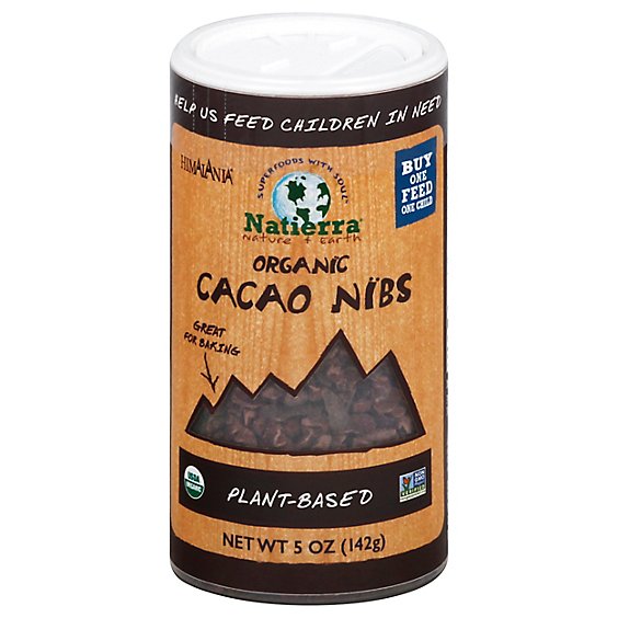Natierra Himalania Organic Raw Cacao Nibs - 5 Oz