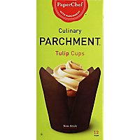 PaperChef Parchment Culinary Cups Non-Stick Tulips - 12 Count - Image 2