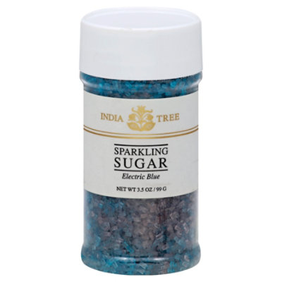 India Tree Blue Sparkling Sugar - 3 Oz - Image 1