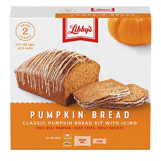 Libbys Bread Kit Pumpkin With Icing - 56.1 Oz