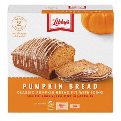 Libby's Classic Pumpkin Bread Kit with Icing - 56.085 Oz