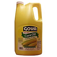 Goya Oil Corn 100% Pure Bottle - 96 Fl. Oz. - Image 1