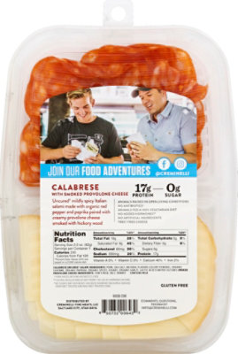 Creminelli Sliced Calabrese & Smoked Provolone - 2.2 Oz - Image 3