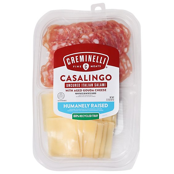 Creminelli Sliced Casalingo & Aged Gouda - 2.2 Oz