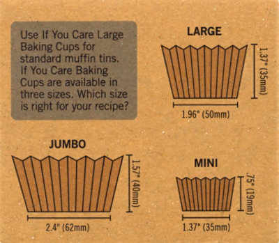 If You Care Large Baking Cups - 60 Count - Image 4