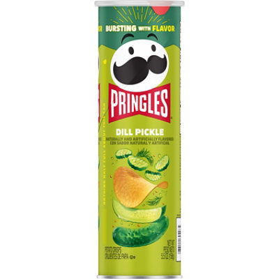 Pringles Potato Crisps Chips Lunch Snacks Dill Pickle - 5.5 Oz - Image 8