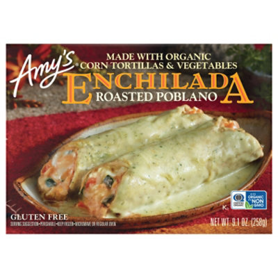 Amy's Roasted Poblano Enchilada - 9.15 Oz - Image 3