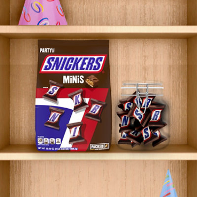Snickers Minis Size Milk Chocolate Candy Bar Bulk Assortment Bag - 35.6 Oz - Image 4