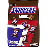 Snickers Minis Size Milk Chocolate Candy Bar Bulk Assortment Bag - 35.6 Oz - Image 1
