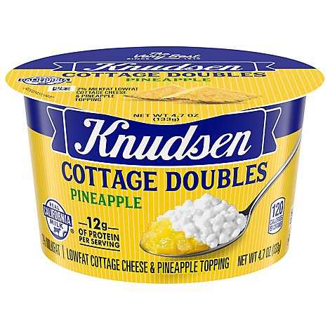 Knudsen Cottage Cheese Double Pineapple - 4.7 Oz